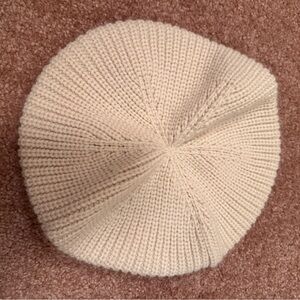 Cream Knit Beanie (SOLD)
